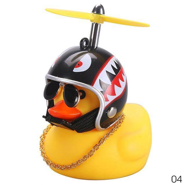 3pcs Mission Serious Car Duck with Helmet