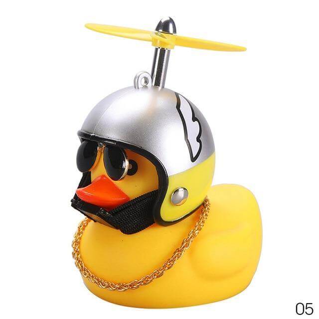 3pcs Mission Serious Car Duck with Helmet - Image 5