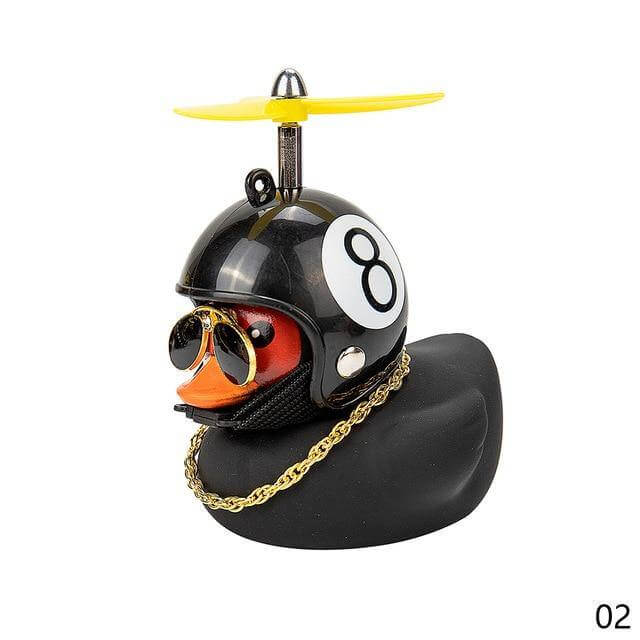 3pcs Mission Serious Car Duck with Helmet - Image 8