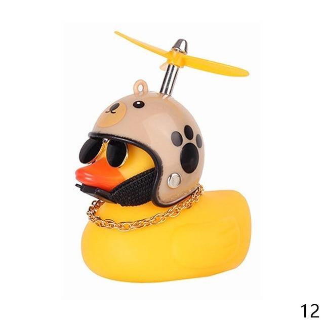 3pcs Mission Serious Car Duck with Helmet