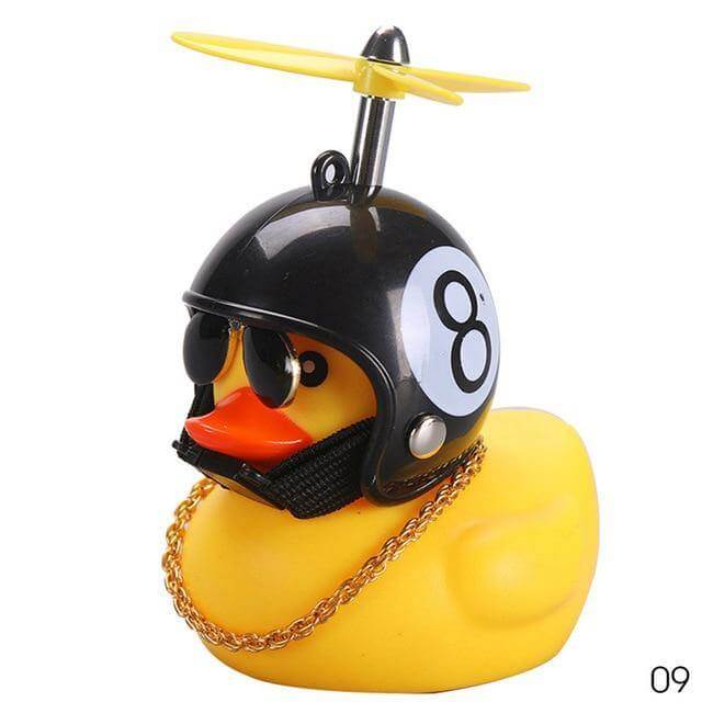 3pcs Mission Serious Car Duck with Helmet - Image 4