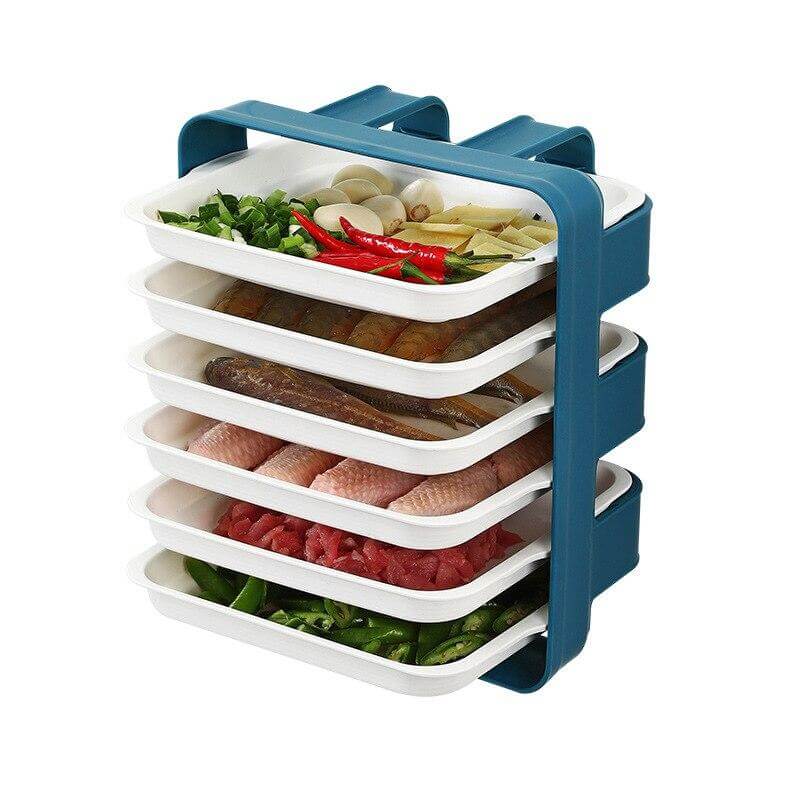 Wall-Mounted Space Saving Kitchen Organizer