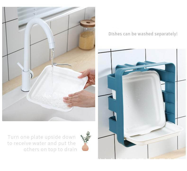 Wall-Mounted Space Saving Kitchen Organizer