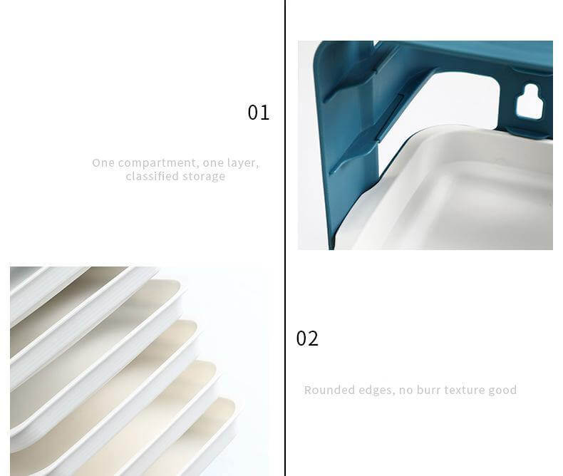Wall-Mounted Space Saving Kitchen Organizer - Image 4