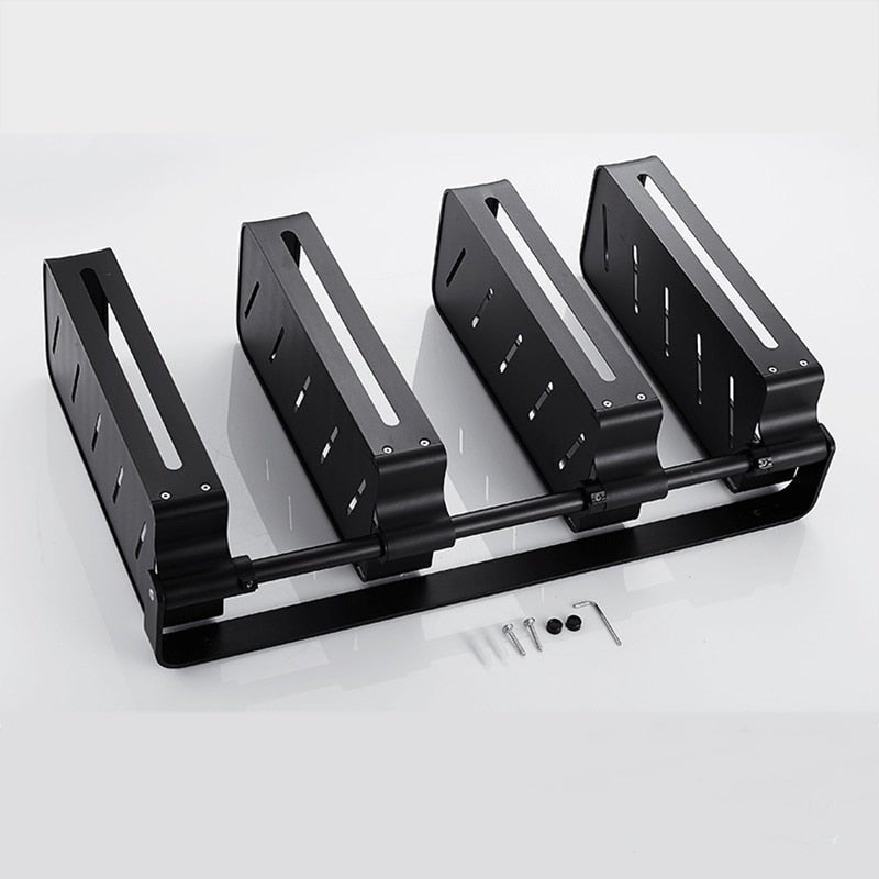 Multi-layer Punch Free Rotating Kitchen Rack - Image 5