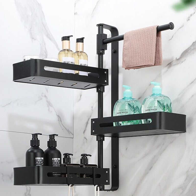 Multi-layer Punch Free Rotating Kitchen Rack - Image 4