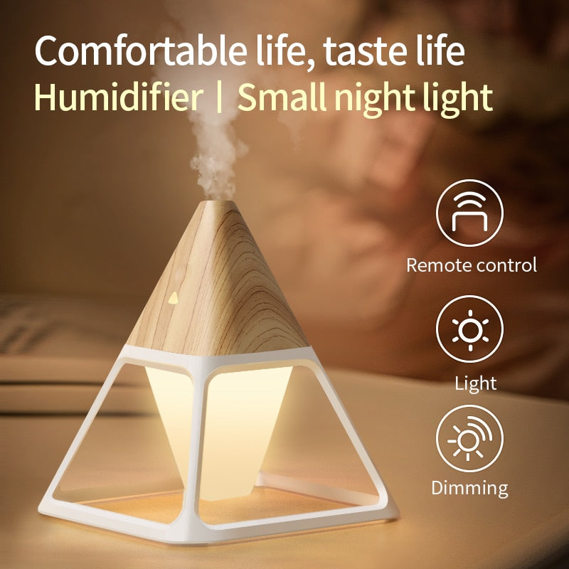 Cool Pyramid Humidifier Night Light