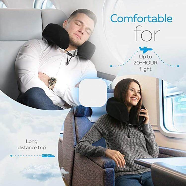 Shaped Soft Memory Foam Neck Pillow - Image 11