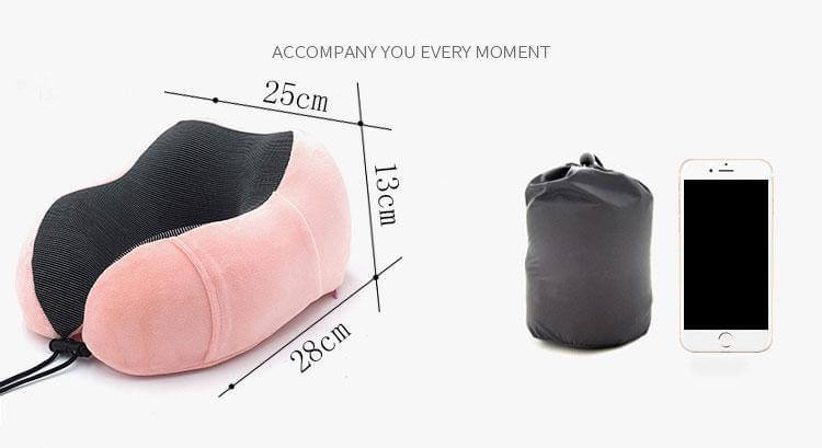 Shaped Soft Memory Foam Neck Pillow - Image 8