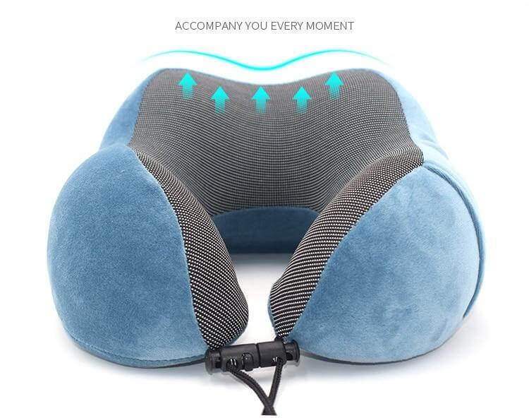 Shaped Soft Memory Foam Neck Pillow - Image 7