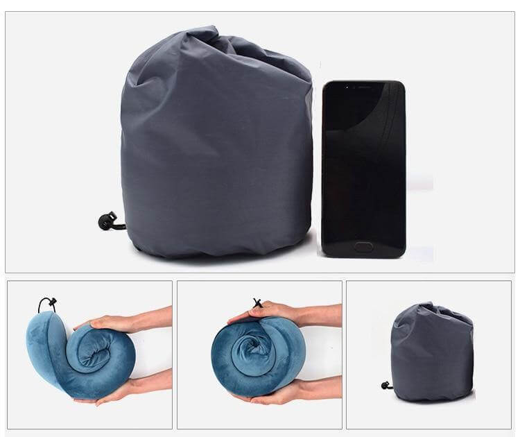 Shaped Soft Memory Foam Neck Pillow - Image 12