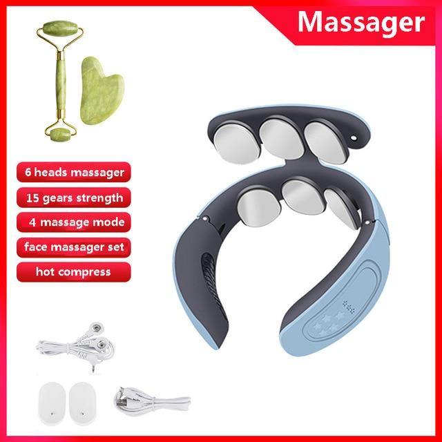 6 Heads Neck Shoulder Massager - Image 1