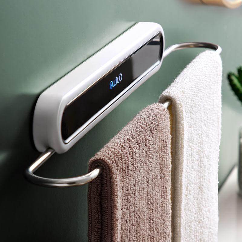 Stainless Steel Wall-Mounted Foldable Towel Hanger - MaviGadget