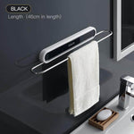 Stainless Steel Wall-Mounted Foldable Towel Hanger - MaviGadget