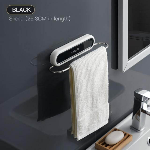 Stainless Steel Wall-Mounted Foldable Towel Hanger - MaviGadget