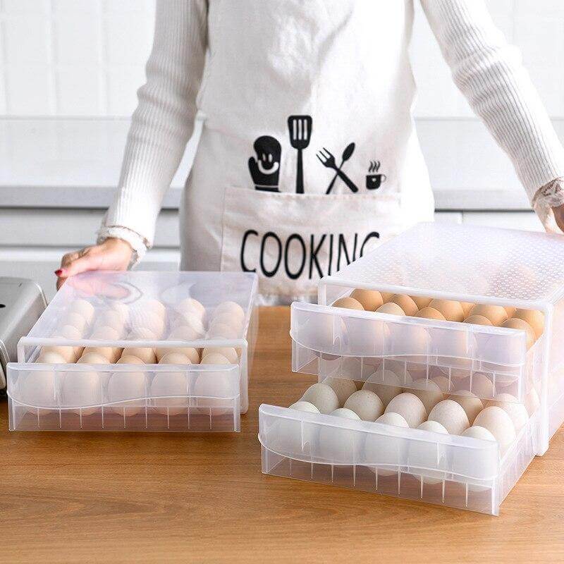 Transparent Egg Storage Drawer Container - Image 0
