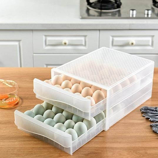 Transparent Egg Storage Drawer Container - Image 2
