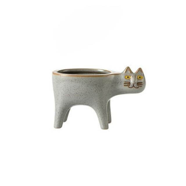 Lovely Ceramic Cat Plant Vase - Image 16