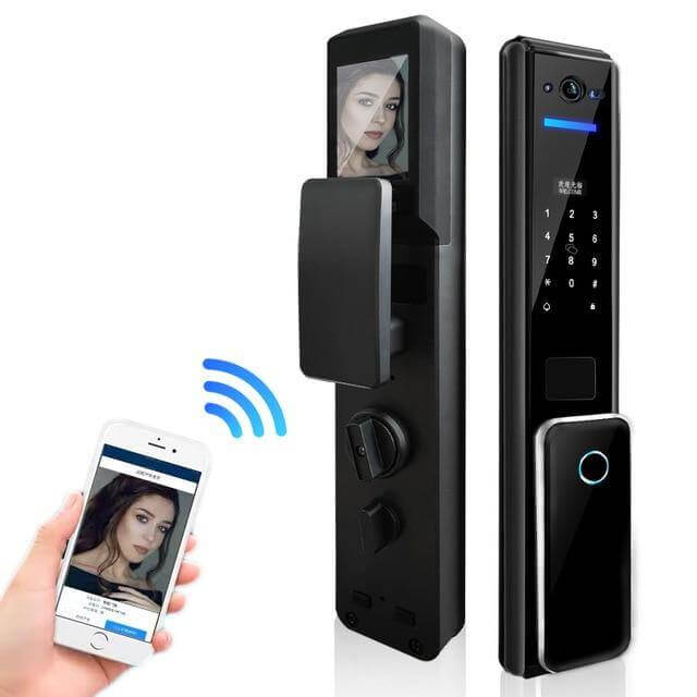 Led Screen Fingerprint Secure Digital Door Lock - Image 2