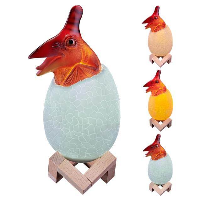 3D Dinosaur Egg Remote Control Colorful Bedside Light - Image 16