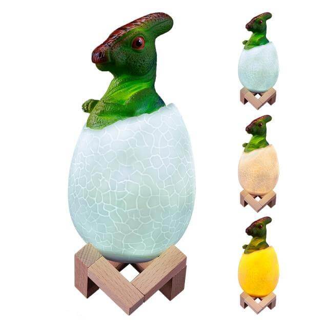 3D Dinosaur Egg Remote Control Colorful Bedside Light - Image 6