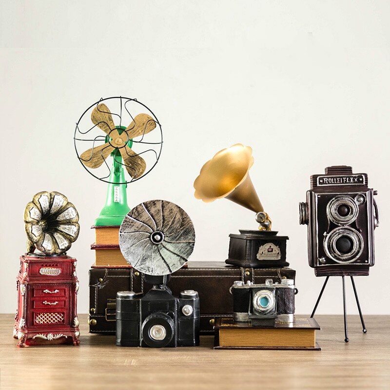 Vintage Style Old-fashioned Artificial Film Player Telephone Camera Projector - Image 0