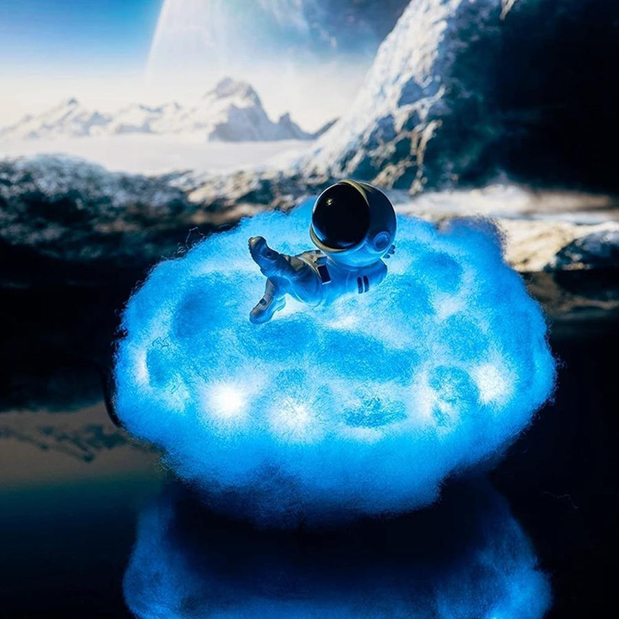 Astronaut Colorful Clouds Night Light - Image 1