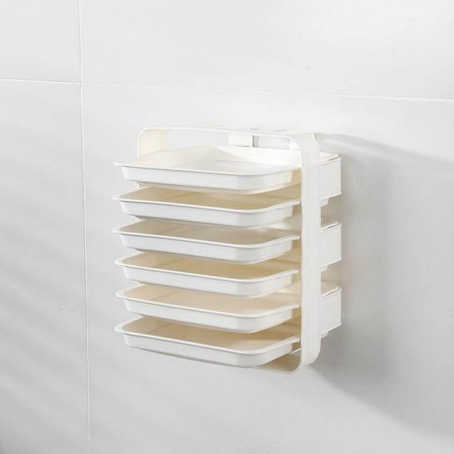 Wall-Mounted Multi Layer Kitchen Food Cooking Organizer - Image 18