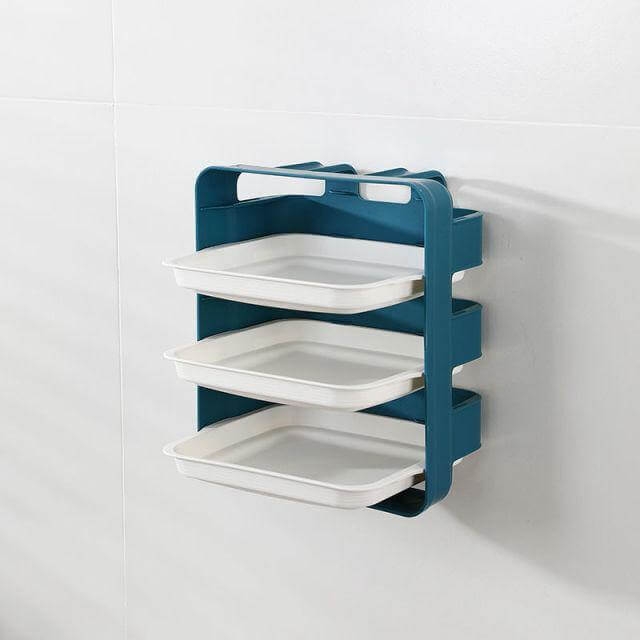 Wall-Mounted Multi Layer Kitchen Food Cooking Organizer - Image 20