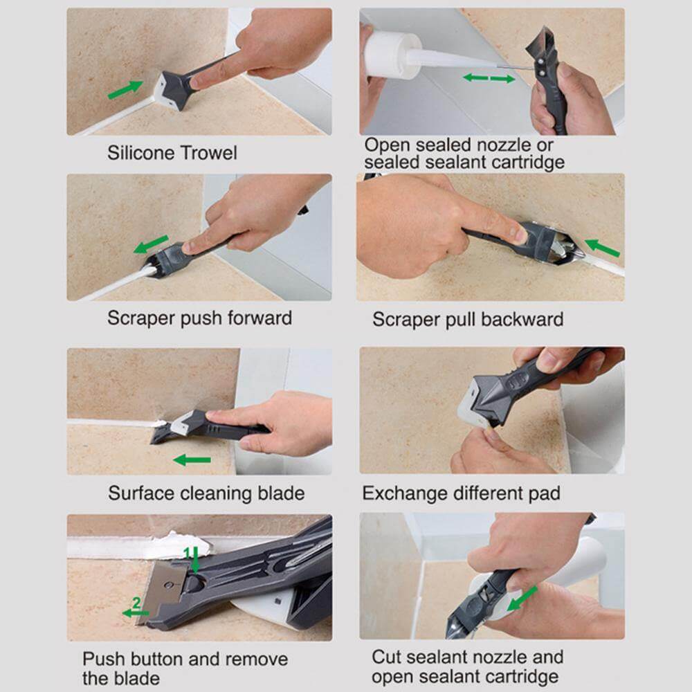 5in1 Silicone Remover Scraper Repair Tool - MaviGadget