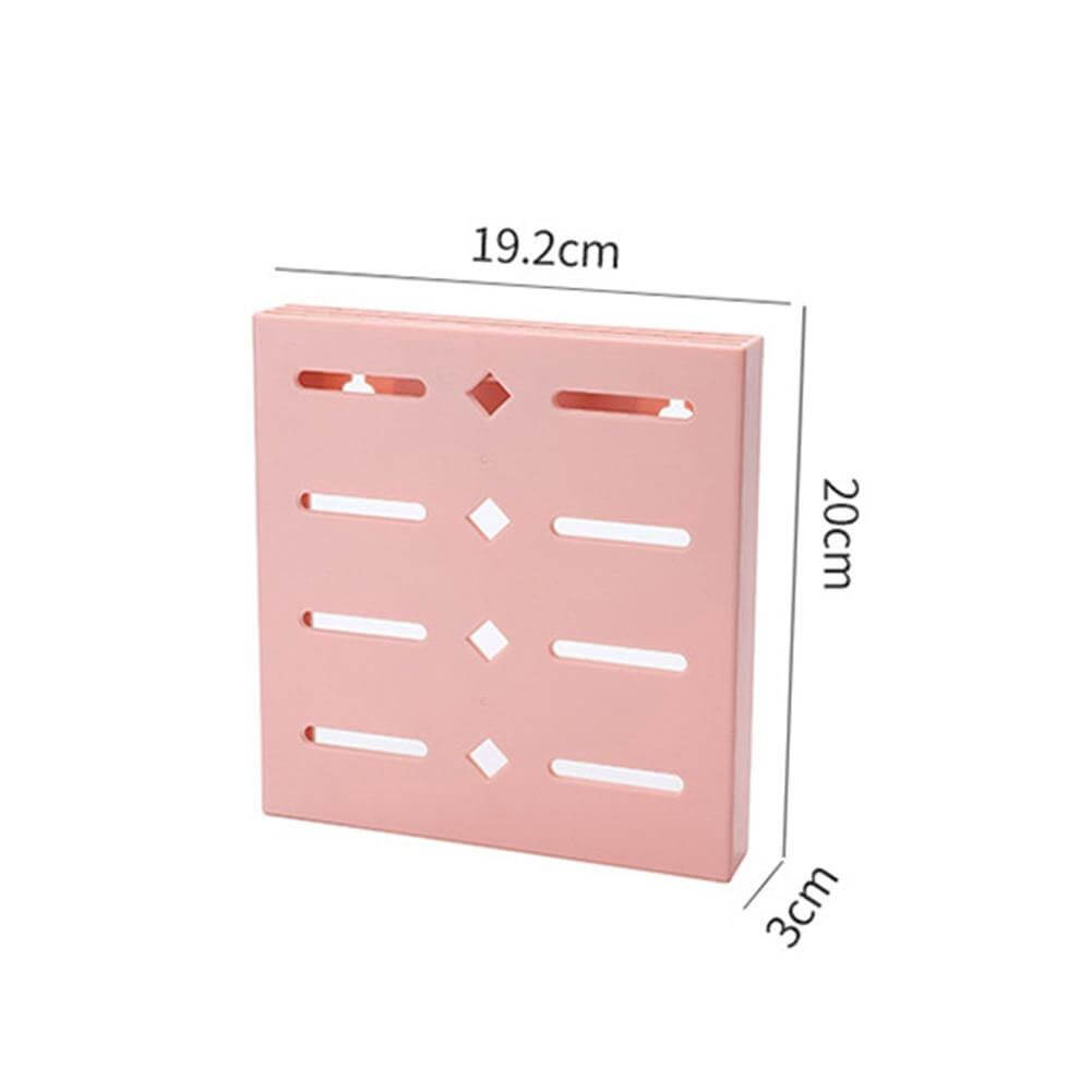 2PCS Square Pastel Mavi Wall-Mounted Knife Organizer - Image 1