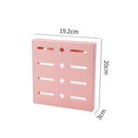 2PCS Square Pastel Mavi Wall-Mounted Knife Organizer - Image 1