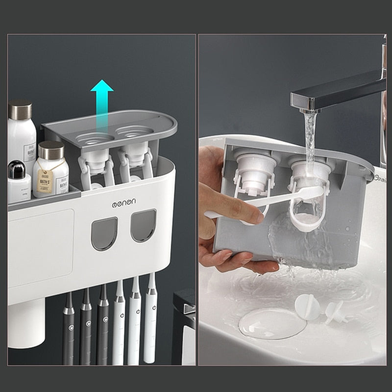 Automatic Toothpaste Squeezer Bathroom Storage Rack - Image 11