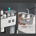 Automatic Toothpaste Squeezer Bathroom Storage Rack