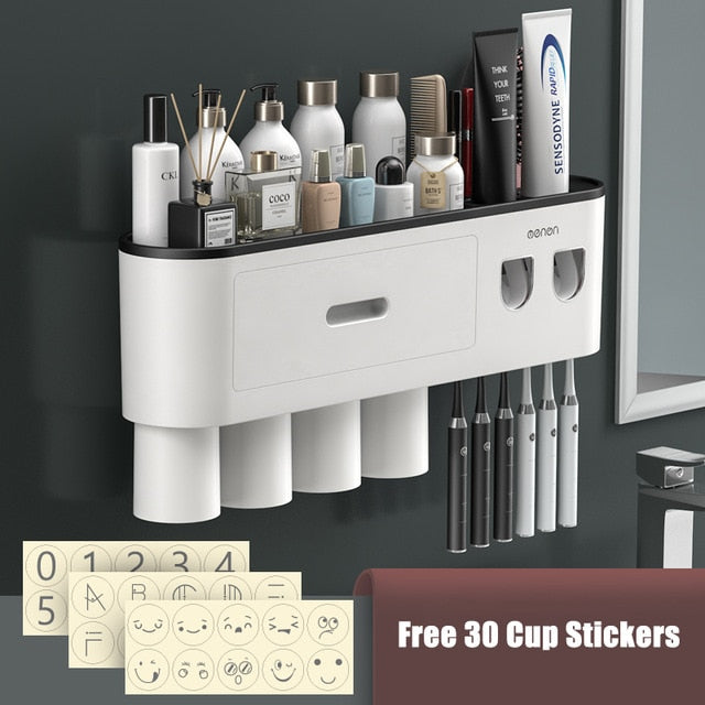 Automatic Toothpaste Squeezer Bathroom Storage Rack - Image 14