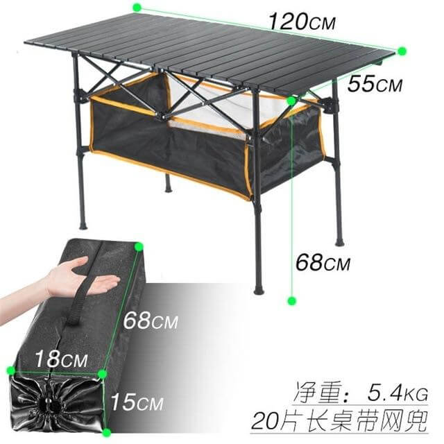 Waterproof Outdoor Folding Camping Picnic Table - Image 3