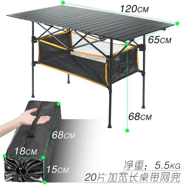 Waterproof Outdoor Folding Camping Picnic Table - Image 4
