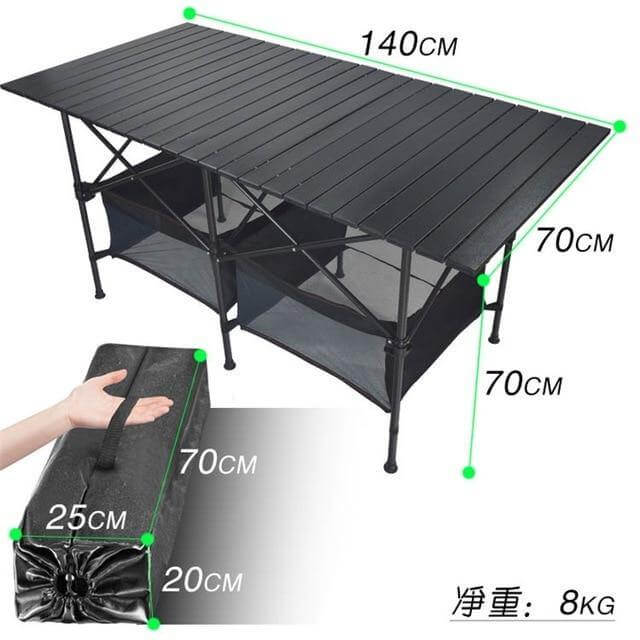 Waterproof Outdoor Folding Camping Picnic Table - Image 8