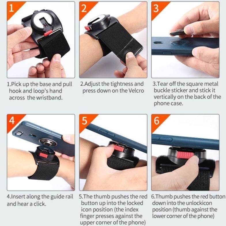 Fitness Arm Phone Magnetic Wristband - MaviGadget