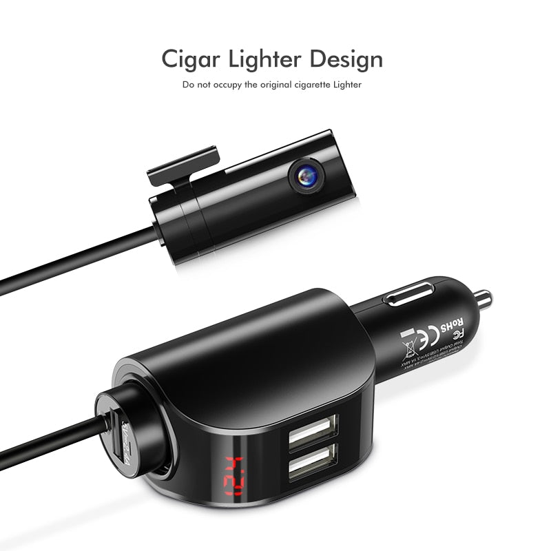 Dual USB Car Digital Charger