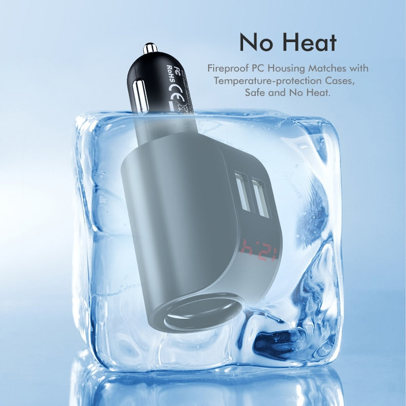 Dual USB Car Digital Charger - Image 2