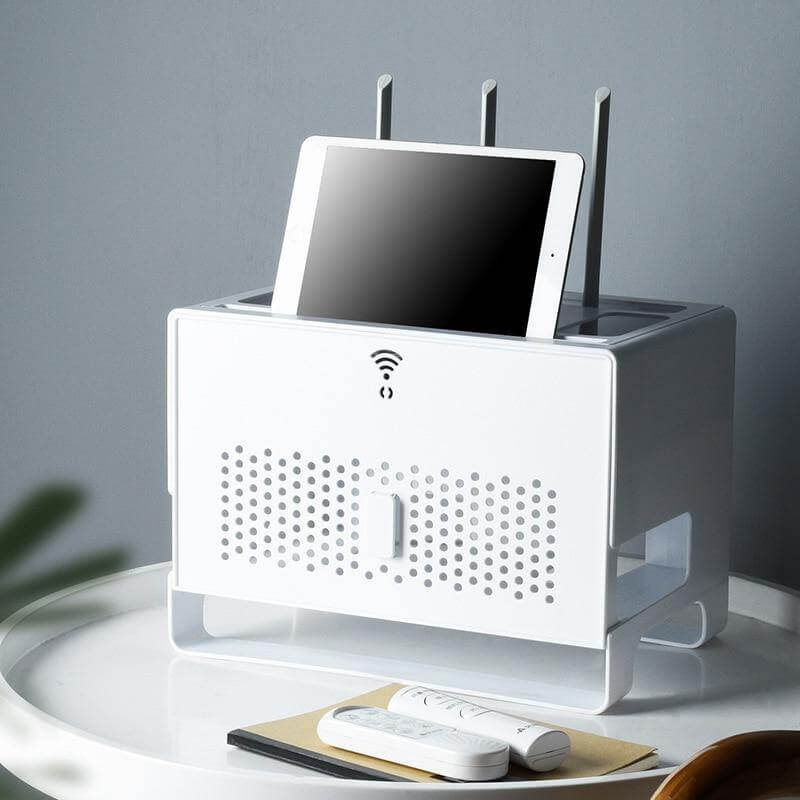 Elegant Desktop Wifi Router Organizer Storage Box - Image 3