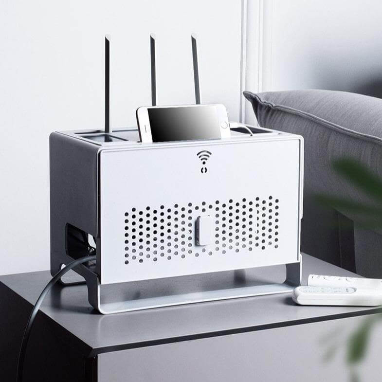 Elegant Desktop Wifi Router Organizer Storage Box - Image 8
