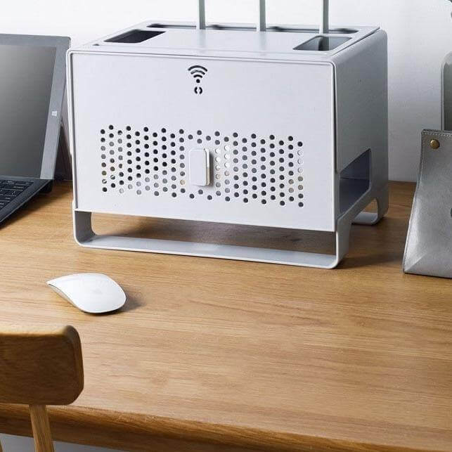 Elegant Desktop Wifi Router Organizer Storage Box - Image 5