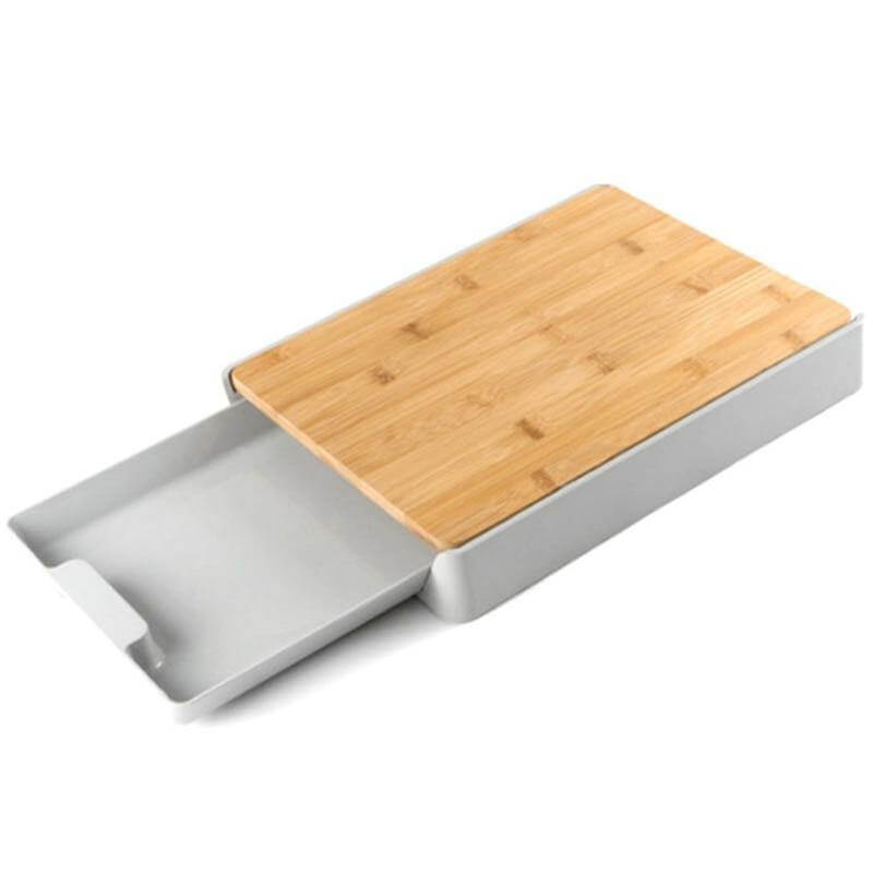 Kitchen Cutting Board with Detachable Storage Drawer - MaviGadget