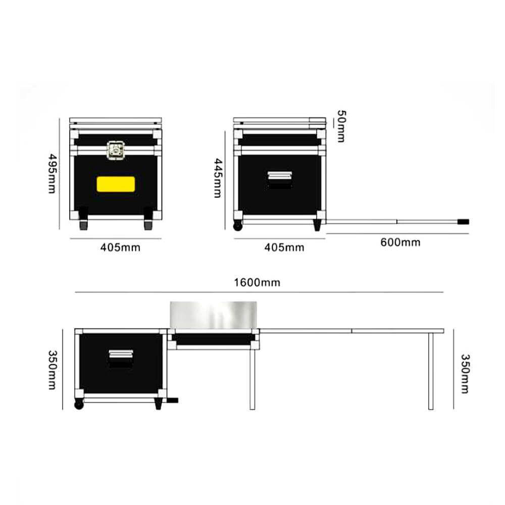 Portable Foldable Outdoor Camping Cooking Kitchen Table