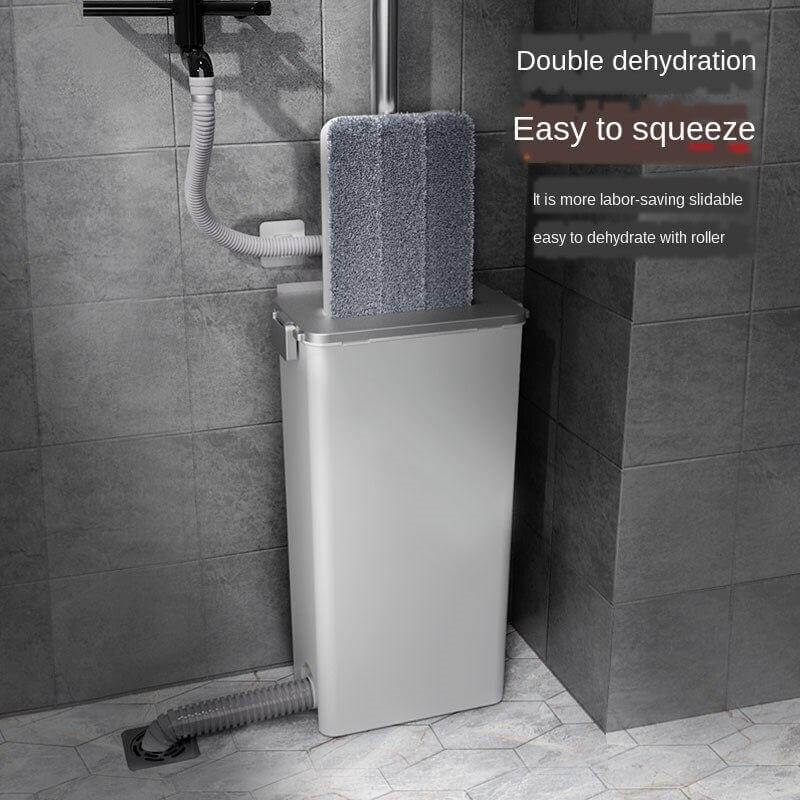 Easy Clean No Hand Dry Wet Lazy Mop - Image 12