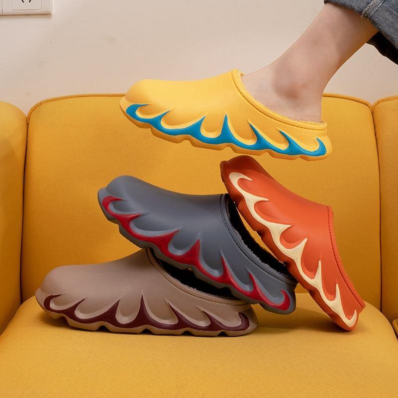 Stylish Anti-Slip Indoor Warm Plush Slipper - Image 0