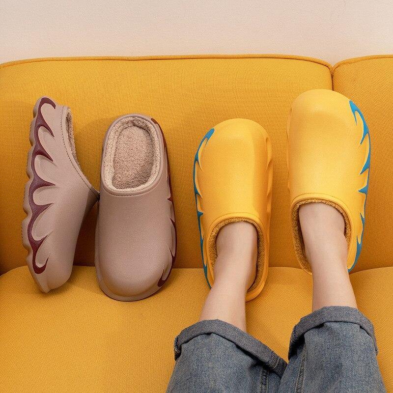 Stylish Anti-Slip Indoor Warm Plush Slipper - Image 7
