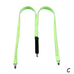 Unisex Led Illuminated Clip-on Suspenders